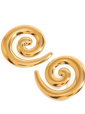 The Vortex Spiral Earrings
